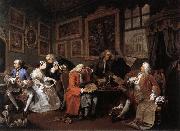 HOGARTH, William Marriage a la Mode 1 china oil painting reproduction